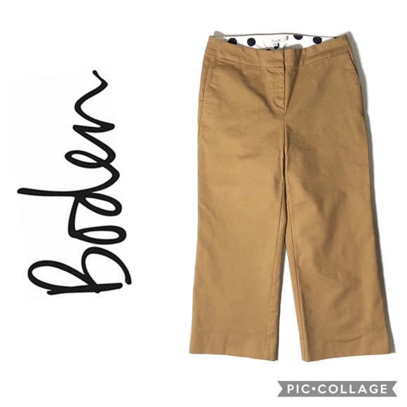 Boden Pants - Boden Golden Tan Cropped Pants Sz 6